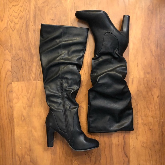 Rampage Shoes - ✨NWOT | Rampage | 6 | Faux Leather Knee-High Boots